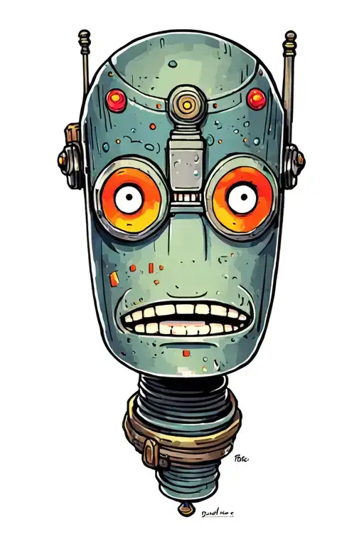 bender futurama tattoo design idea