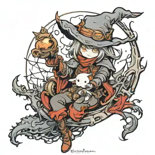 bloodborne moon presence as a baby  tattoo design idea