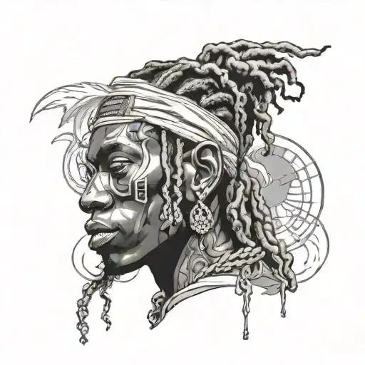 word Young Thug tattoo design idea