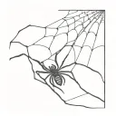 spider knits a sock tattoo design idea