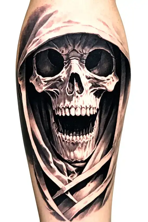Hooded Reaper Tattoo tattoo design idea