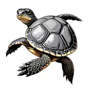 turtle tattoo design idea