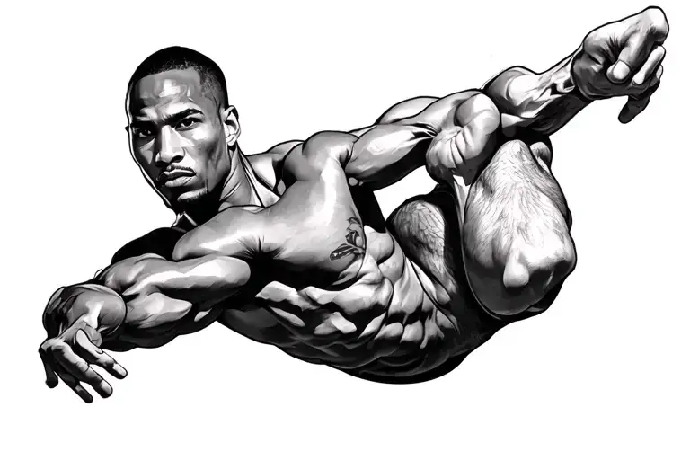 david  goggins  never  finished tattoo design idea