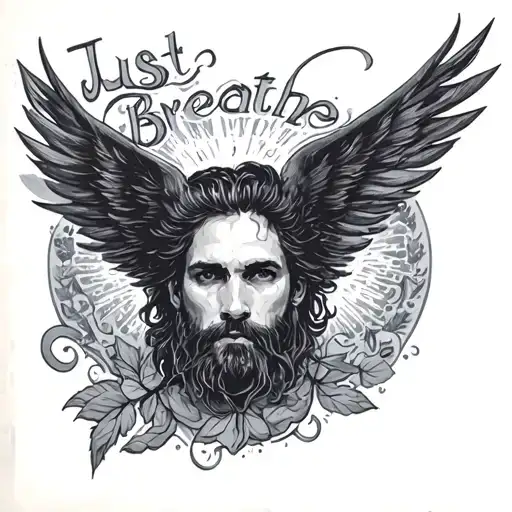 based off the song Just Breathe Pearl Jam tattoo design idea