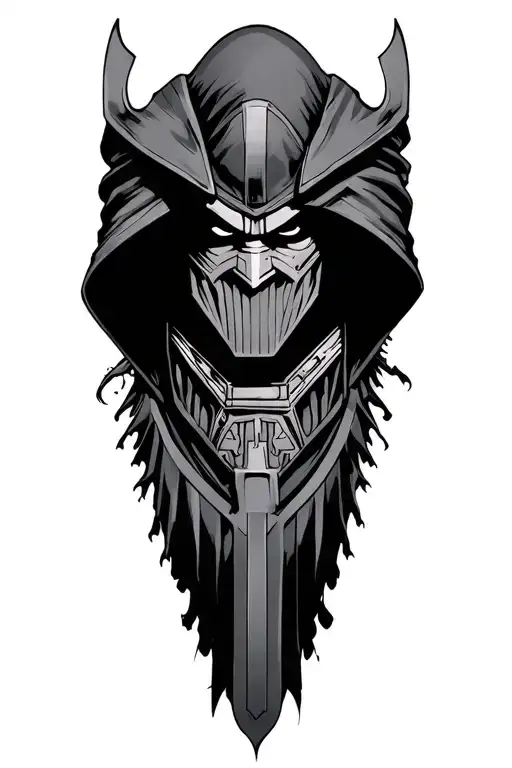 marvels dr doom in the style of anrijs straume&nbsp; tattoo design idea
