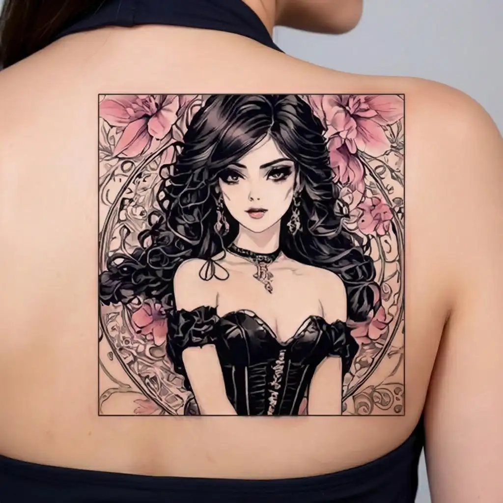 "femdom" "dominatrix" "mistress" "whole body" tattoo design idea