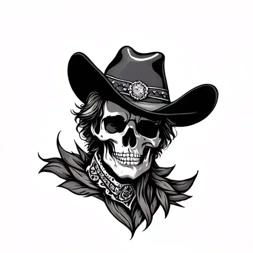 Western Leather tattoo design idea