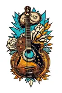 industrial music tattoo design idea