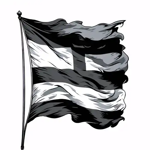 amsterdam flag tattoo design idea