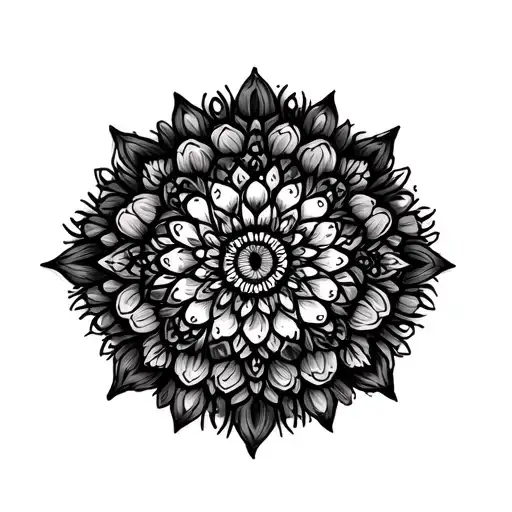 Mandala tattoo design idea