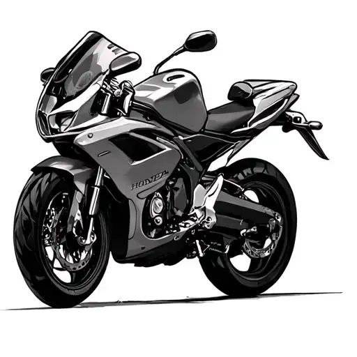 Honda Motorcycle tattoo design idea