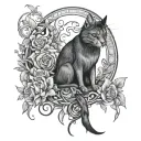 Master And Margarita tattoo design idea