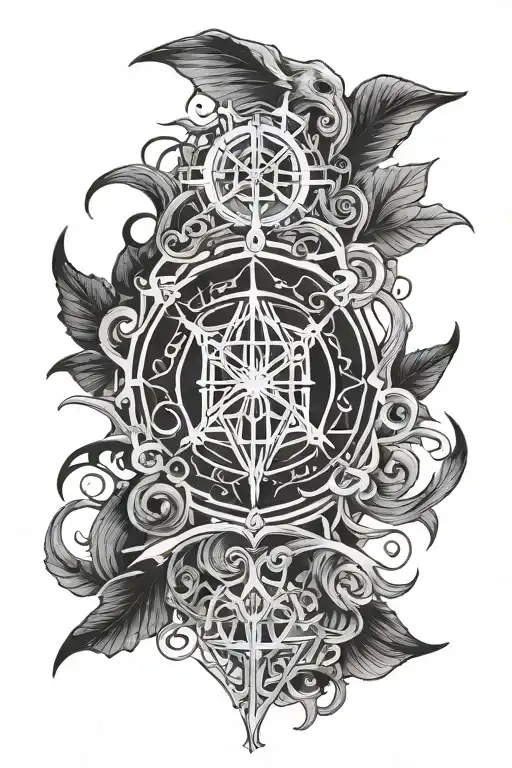 band logos Sleep Token, Architects, Bring me the Horizon, bad omens tattoo design idea