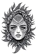 Moksh tattoo design idea