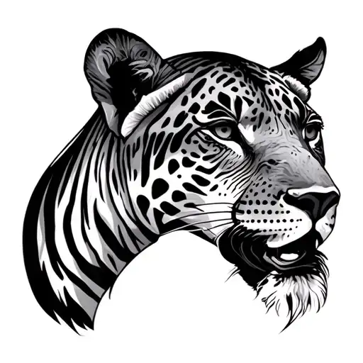 Safari tattoo design idea