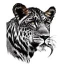 Safari tattoo design idea