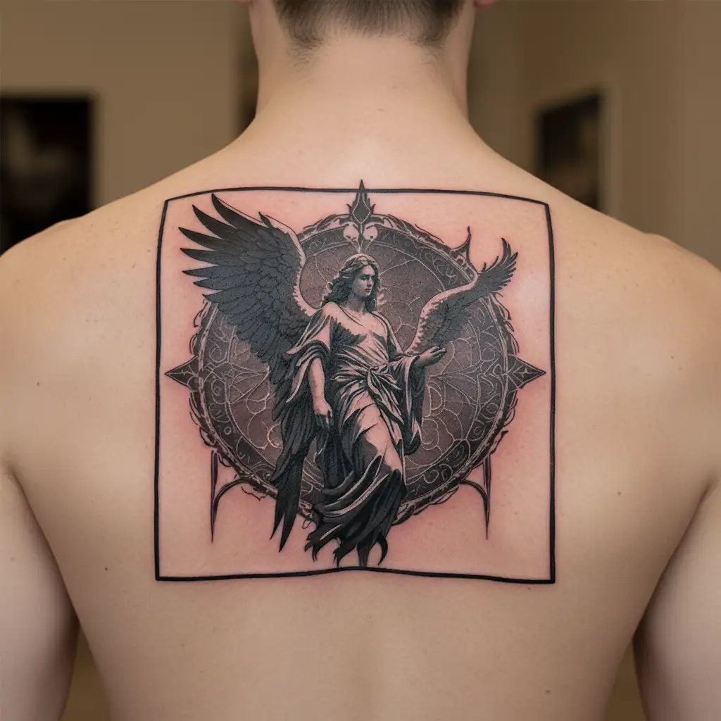Archangel metatron tattoo design idea