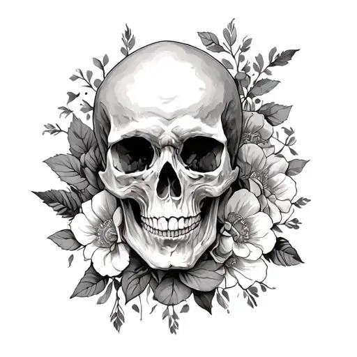 Memento Vivere & Memento Mori tattoo design idea