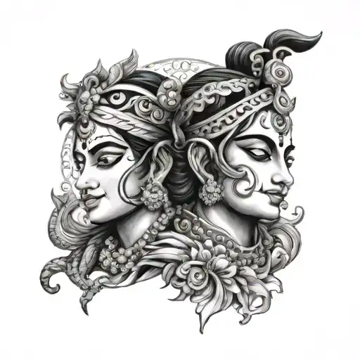 shree krishna band tattoo featuring tattoo design idea