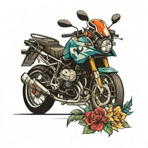 bmw car tattoo design idea