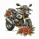bmw car tattoo design idea
