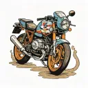 bmw car tattoo design idea