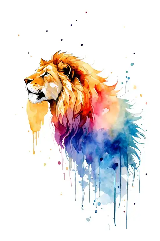 aslan tattoo design idea