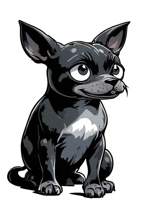 90s cartoons elements tattoo design idea