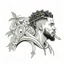 love yourz j cole tattoo design idea