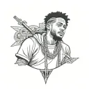love yourz j cole tattoo design idea
