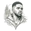 love yourz j cole tattoo design idea
