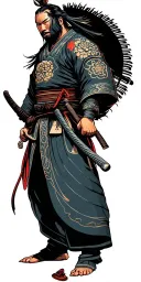 samurai warrior tattoo design idea