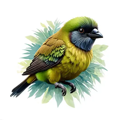 mauri kiwi bird tattoo design idea