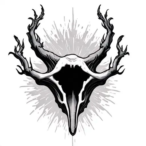 Spread vulva with Fingers on the side tattoo design idea