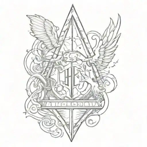Harry Potter themed tattoo tattoo design idea