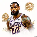 Lebron James tattoo design idea
