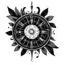 circle of fifths tattoo design idea