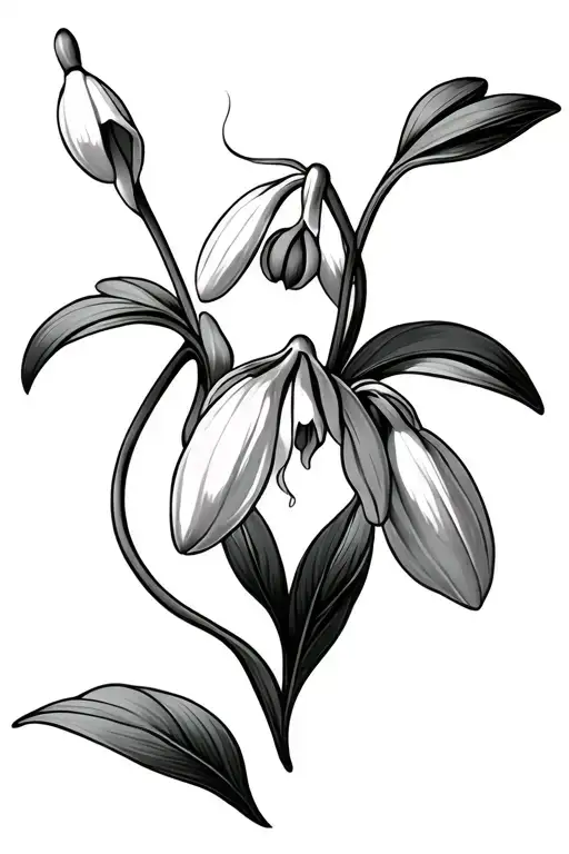 snowdrop flower tattoo design tattoo design idea