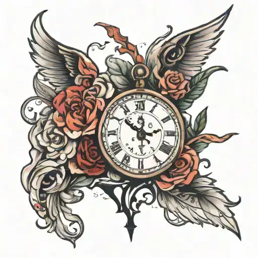 on gods times  tattoo design idea