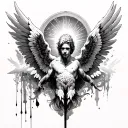 Icarus tattoo design idea