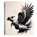 Icarus tattoo design idea