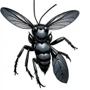 hornet tattoo design idea