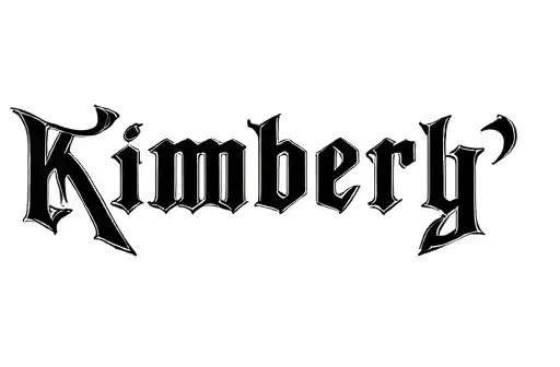 "Kimberly " tattoo design idea