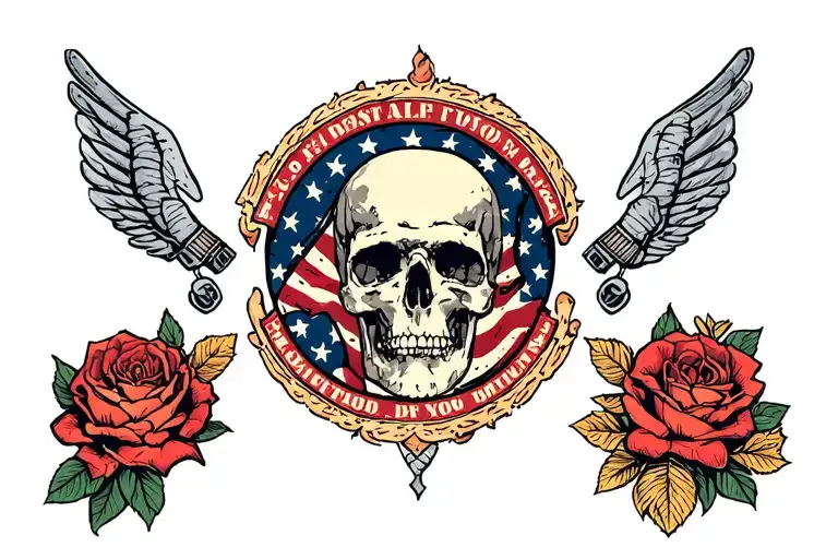 self defense+ PTSD + technology tattoo design idea