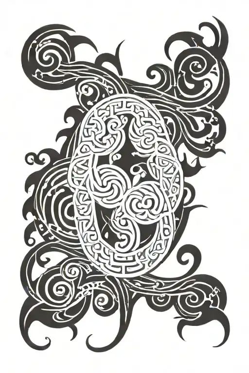Zodiac sign gemini tattoo design idea