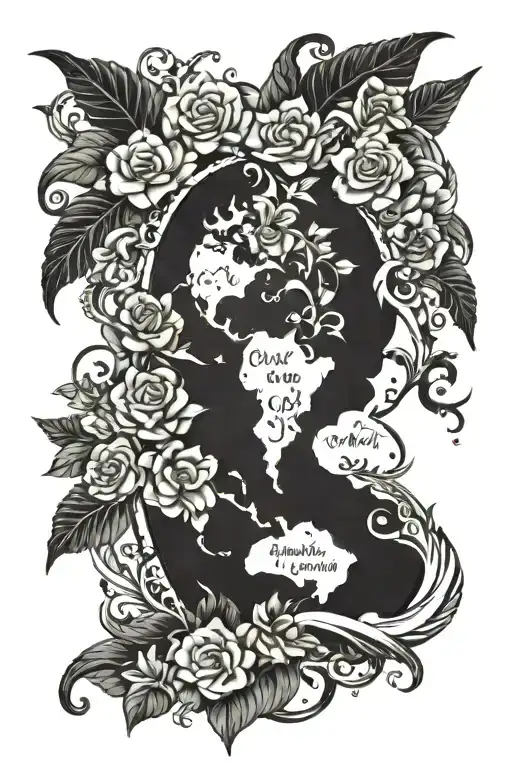 a world without you isnt meant for me tattoo design idea