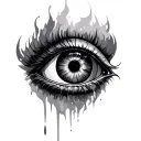 Odins Eye tattoo design idea