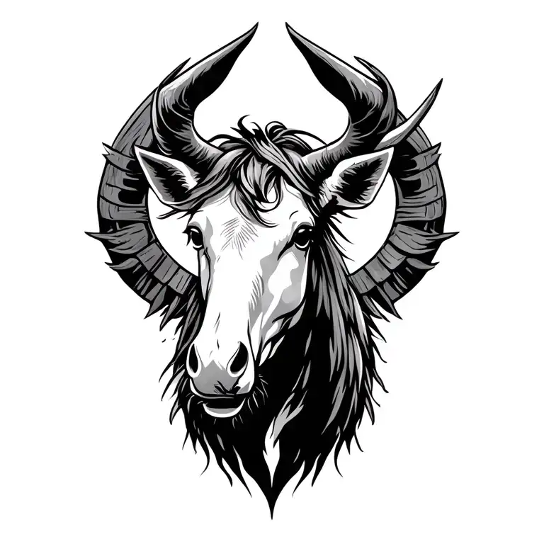 sagittarius zodiac sign tattoo design idea