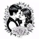 I Love You My Mom Dad tattoo design idea
