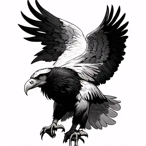 Eagle and SPQR tattoo design idea